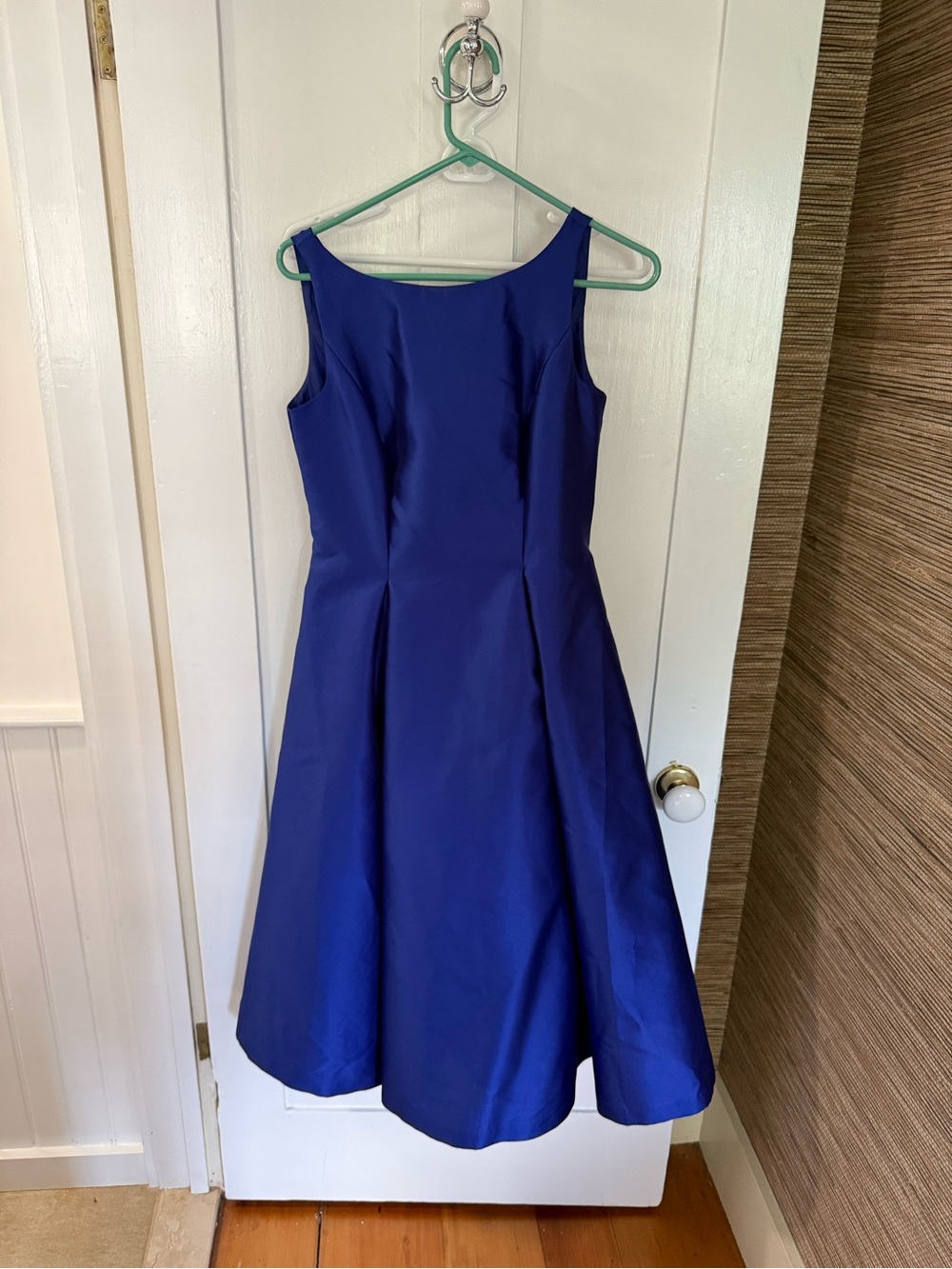 Adrianna Papell Royal Blue Sleeveless Fit-and-Flare Dress